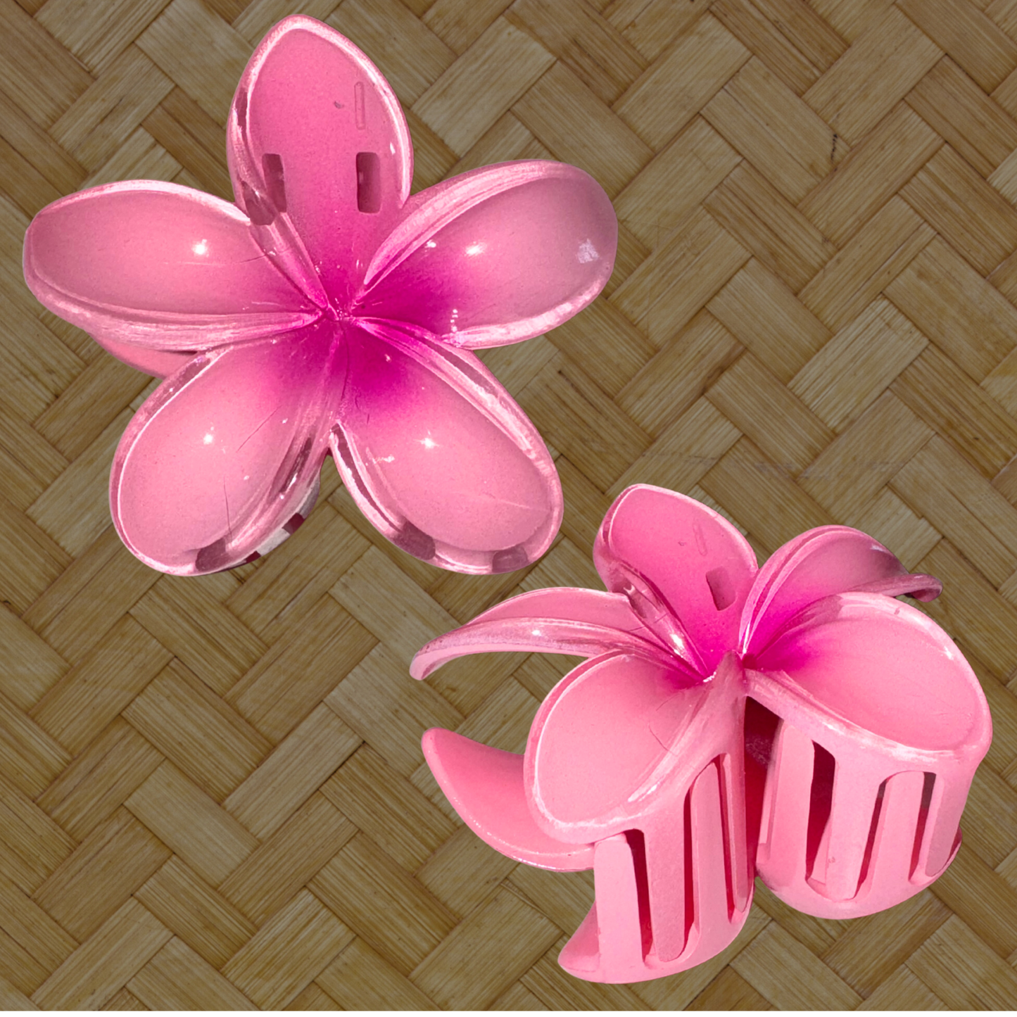 Plumeria Flower Claw Clip