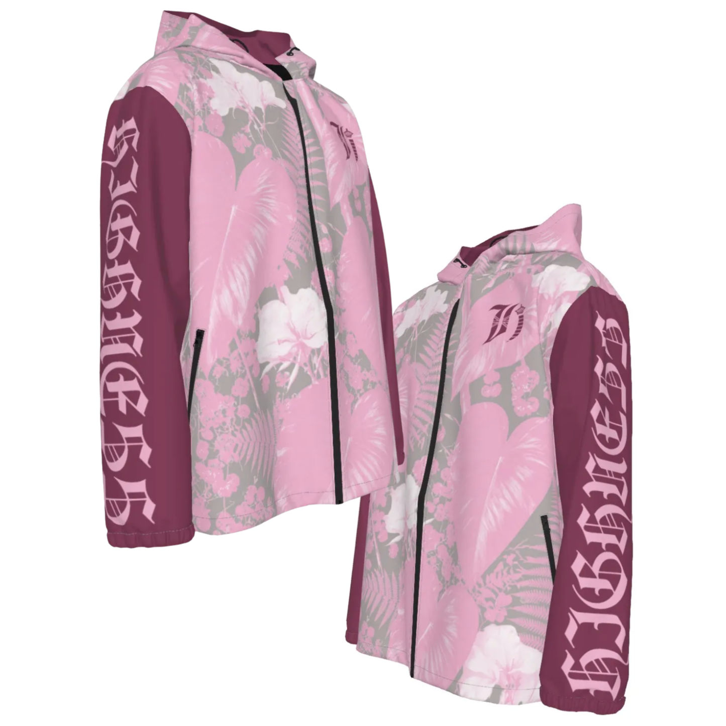 Hana Pink Camo Windbreaker