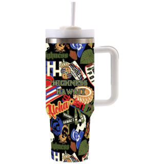 40 oz. Sticker Bomb Stainless Steel Tumbler