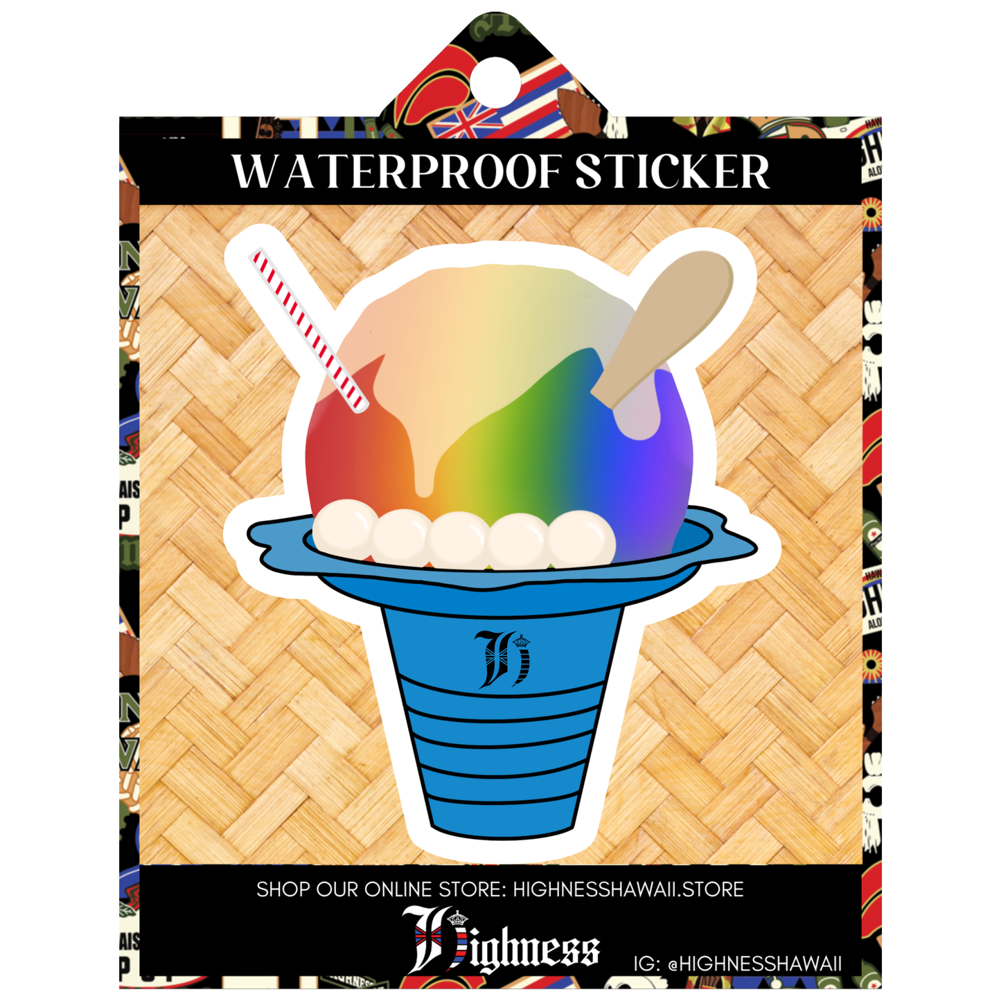 Shave Ice Sticker