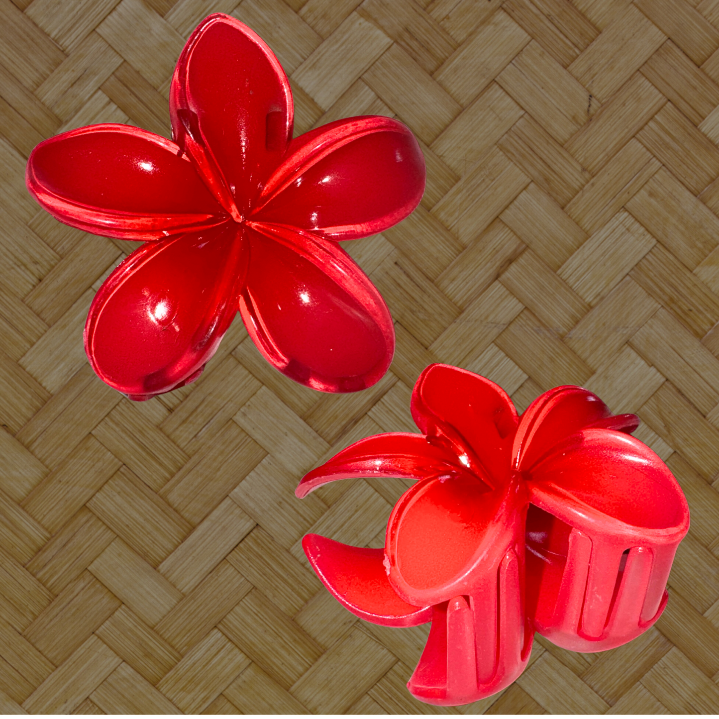 Plumeria Flower Claw Clip