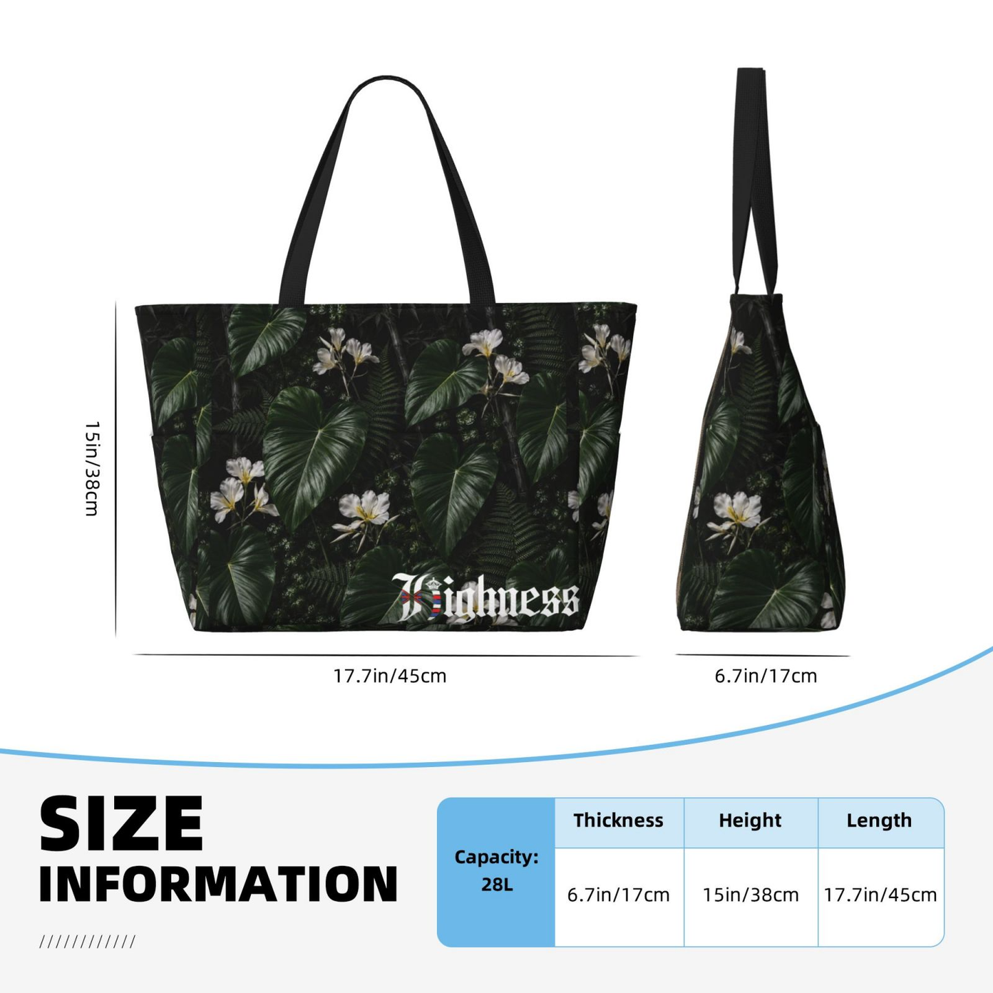 Hana Forest Travel Beach Bag