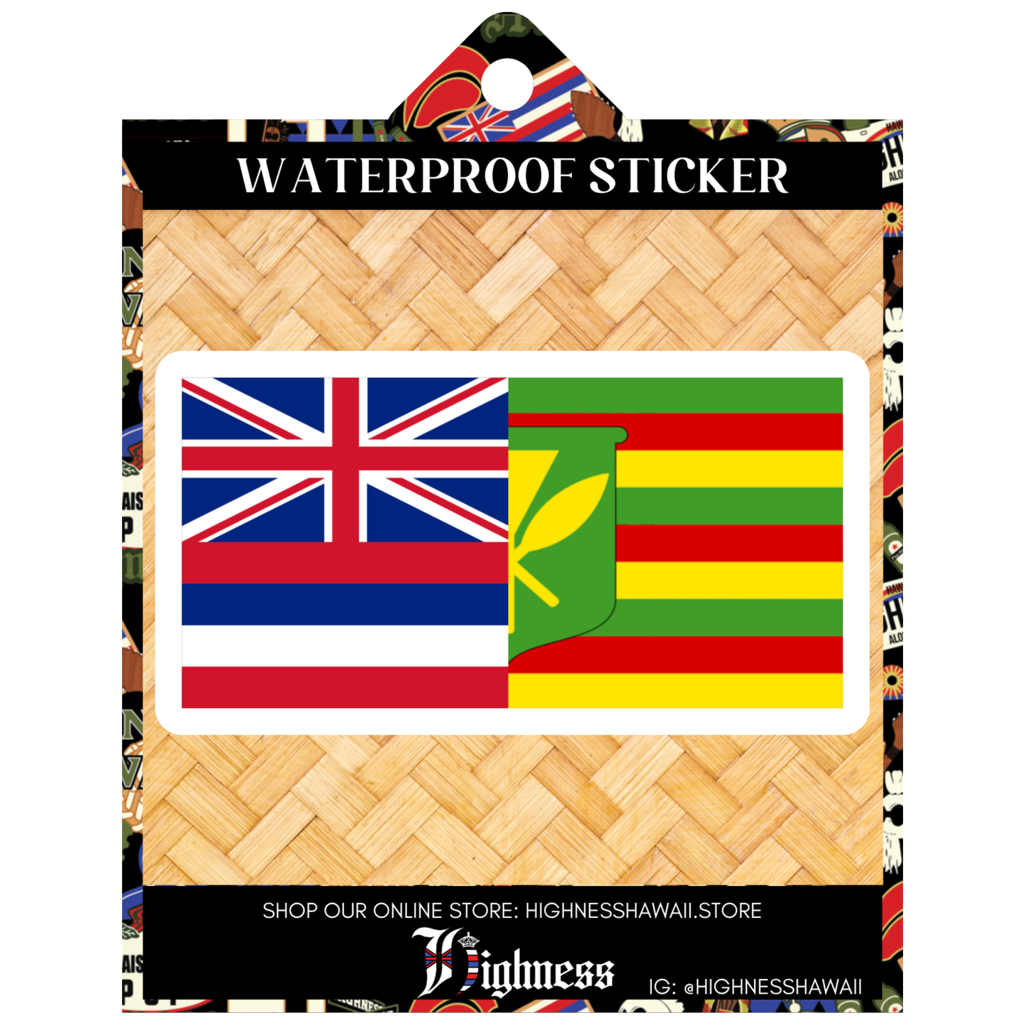 Duo Flag Sticker