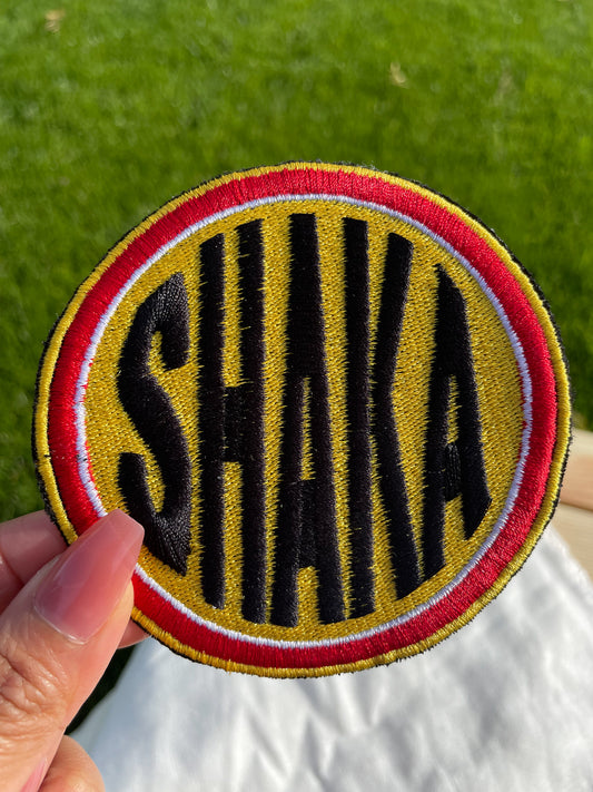 Shoyu Shaka Embroidered Iron-On Patch