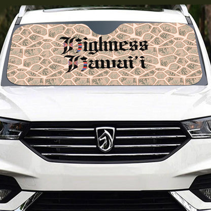 Tan Honu Foldable Sunshade