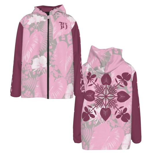 Hana Pink Camo Windbreaker