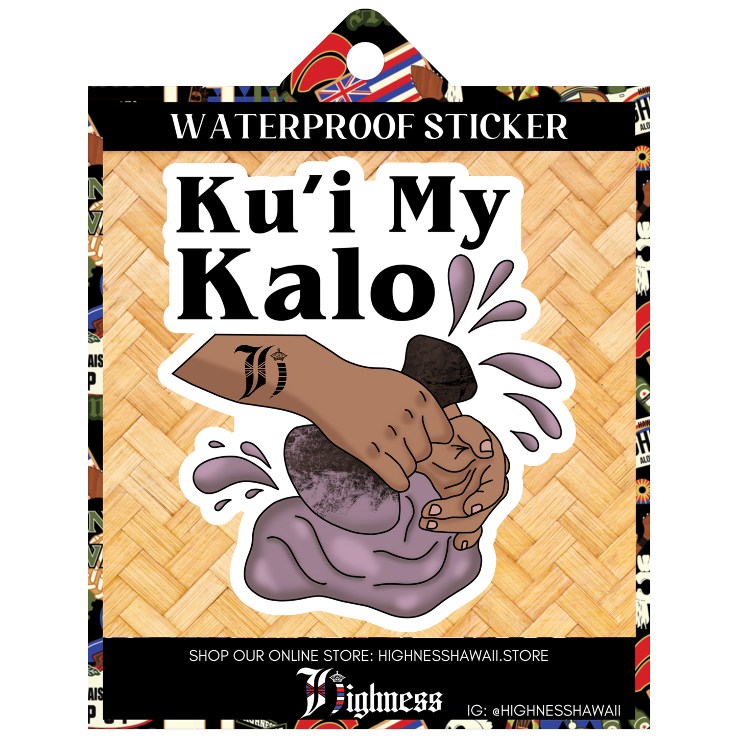 Ku'i My Kalo Sticker