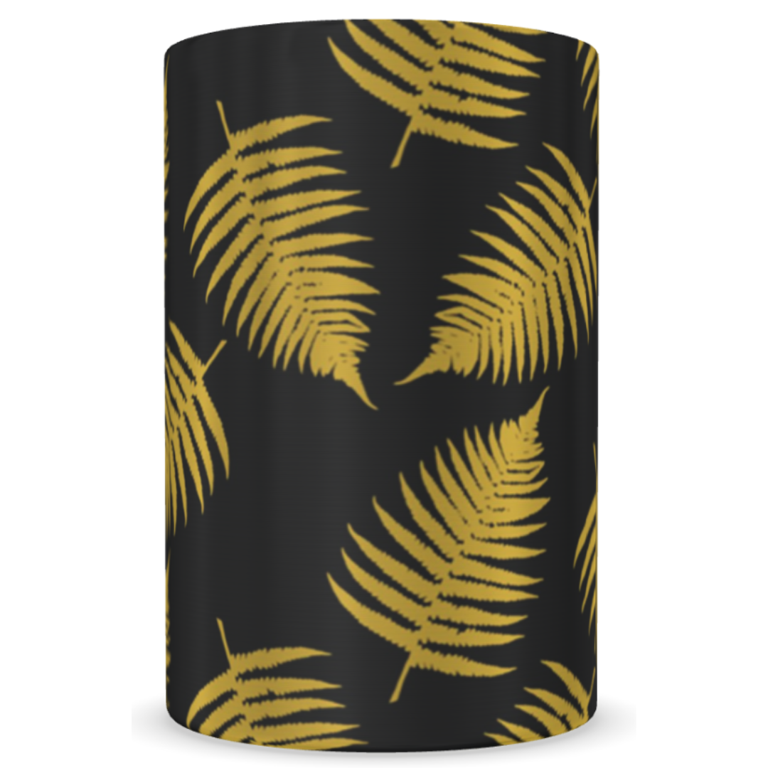 Black/Gold Palapalai Stainless Steel Can Coozie