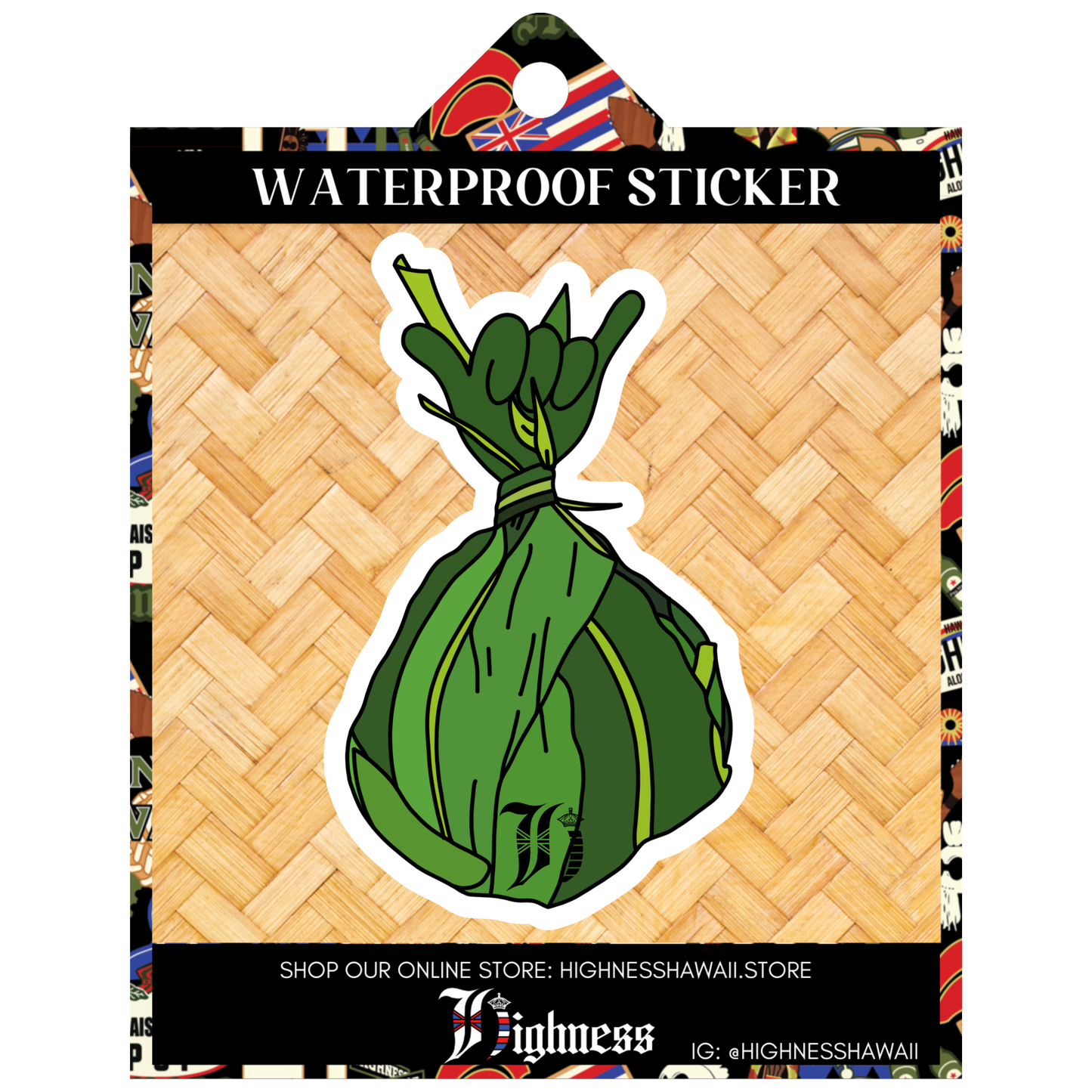 Laulau Shaka Sticker