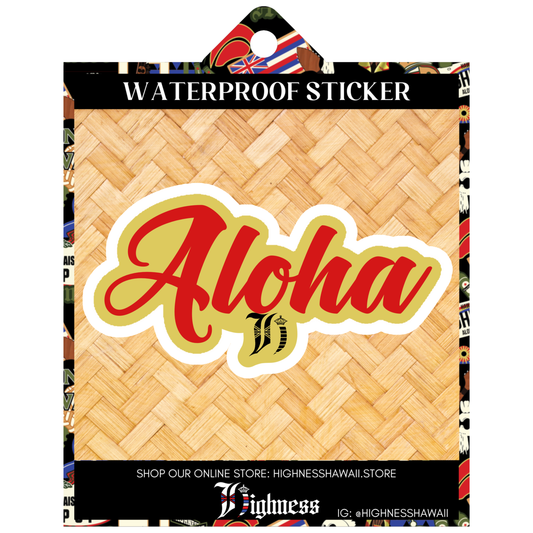Aloha Sticker