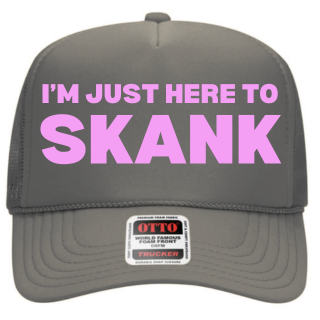 Skankin' Gray Foam Trucker Hat