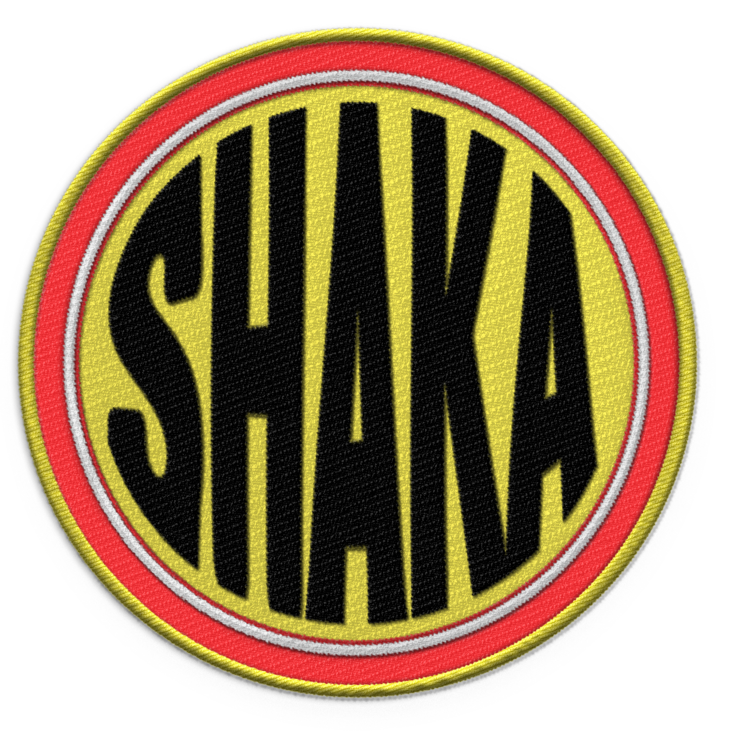 Shoyu Shaka Embroidered Iron-On Patch
