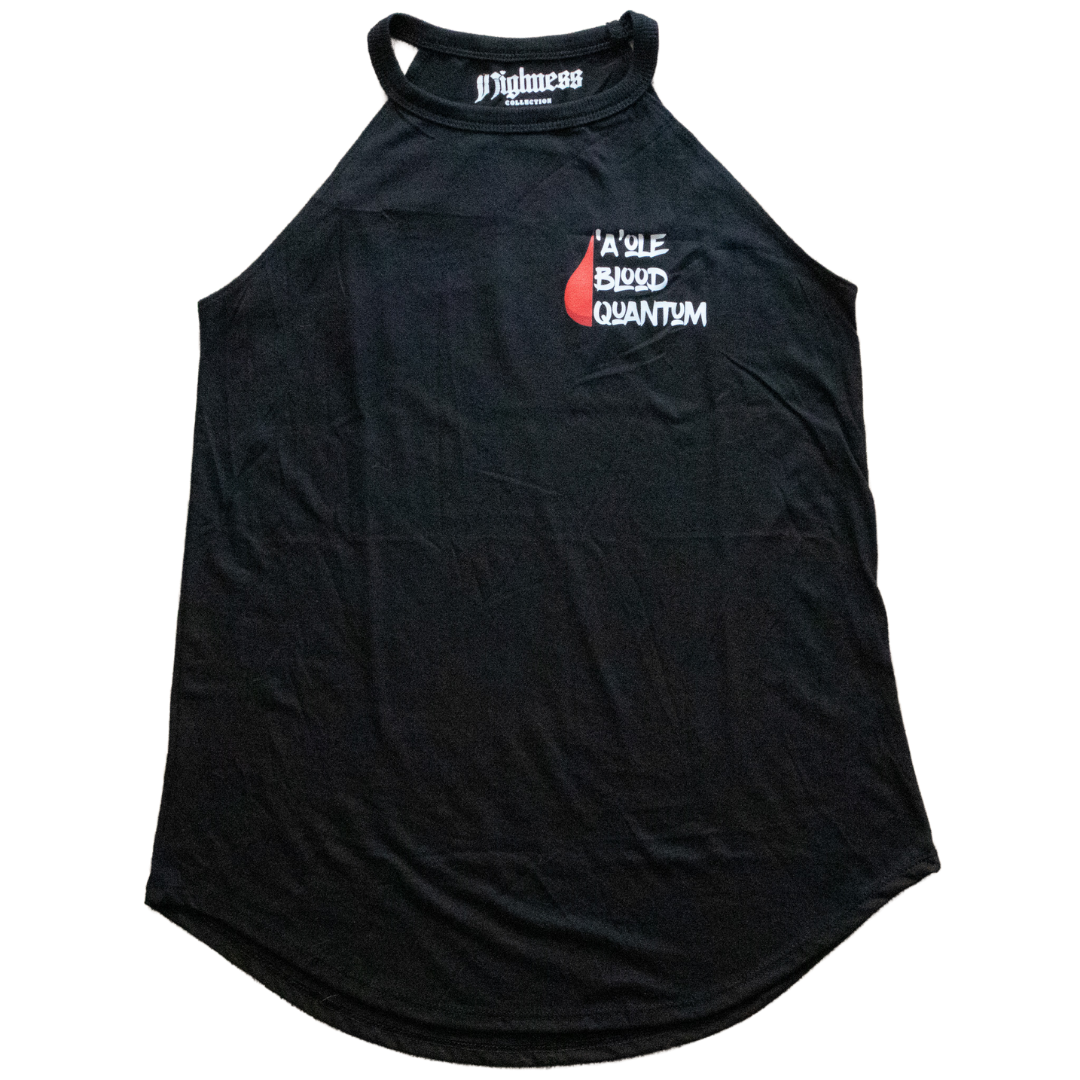 'A'ole Blood Quantum Halter Top