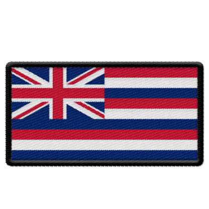 Hawaiian Flag Embroidered Patch