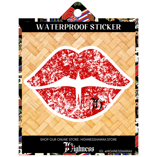 'Iwa Lips Sticker