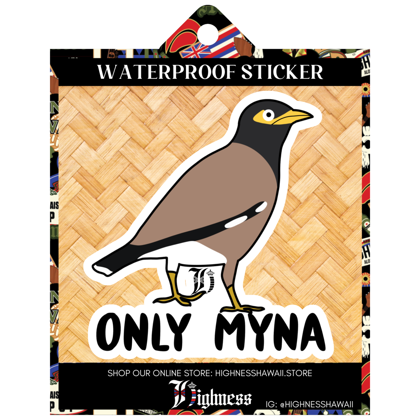 Only Myna Sticker
