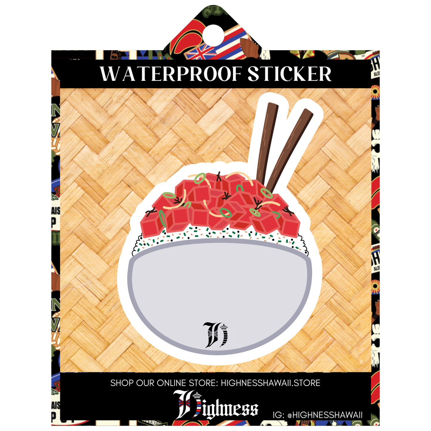 Poke Bowl Sticker