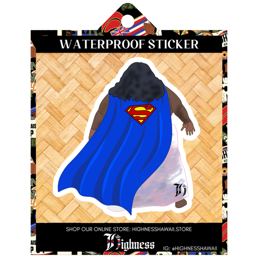 Hawaiian Superman Sticker