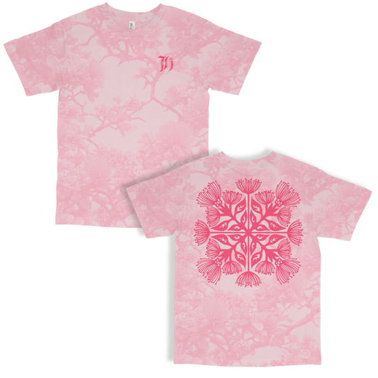 Pink 'Ohia Lehua Camo T-shirt