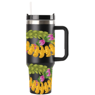 40 oz. Lei Puakenikeni Stainless Steel Tumbler