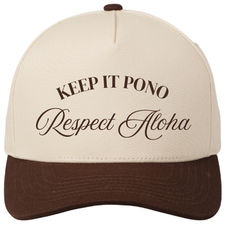 Keep It Pono Two Tone Hat