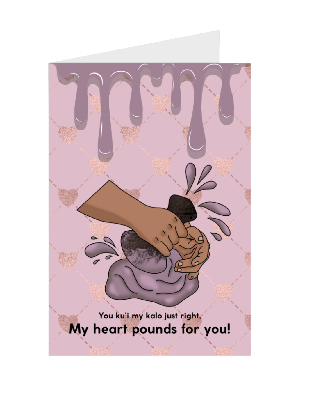 Ku'i My Kalo Greeting Card
