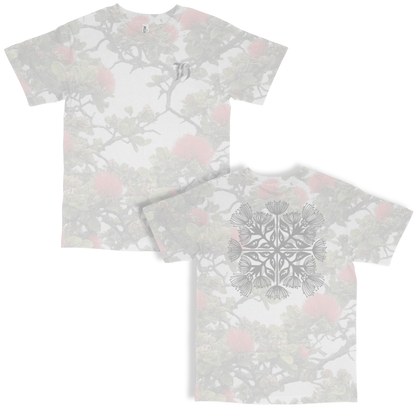 White 'Ohia Lehua Camo T-shirt