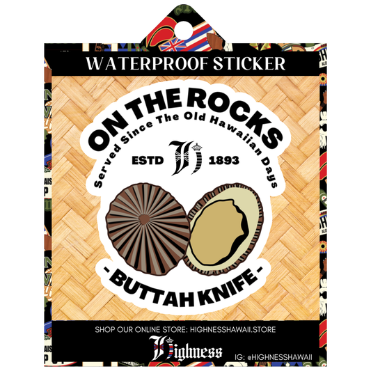 On The Rocks Sticker
