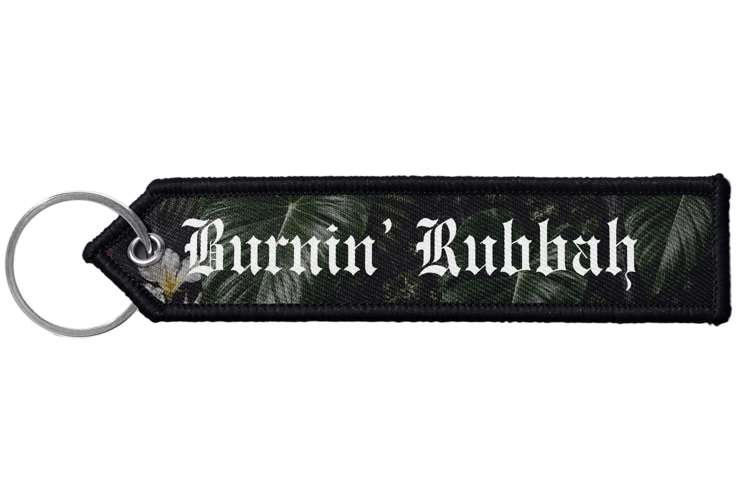 Green Burnin' Keychain