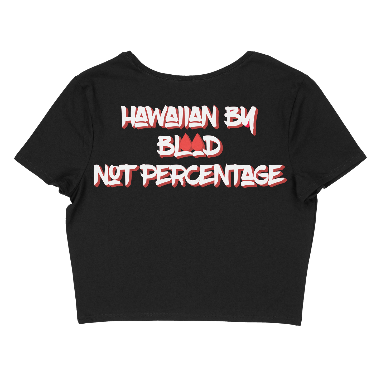 'A'ole Blood Quantum Crop Top