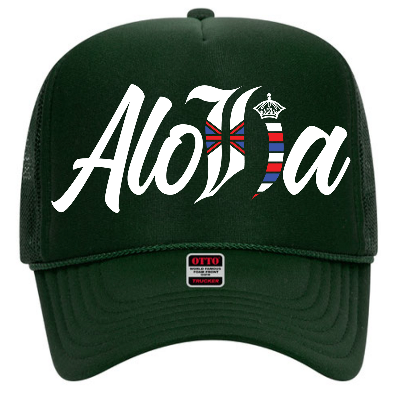 Aloha Foam Trucker Hat (Seaweed)