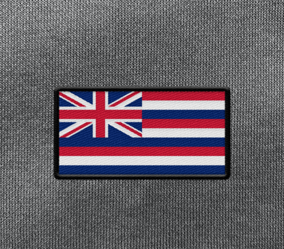 Hawaiian Flag Embroidered Patch