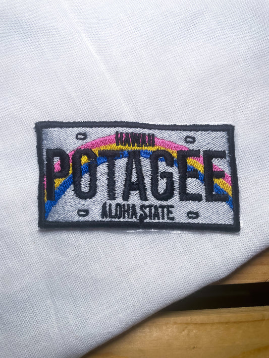 Potagee Embroidered Iron-On Patch