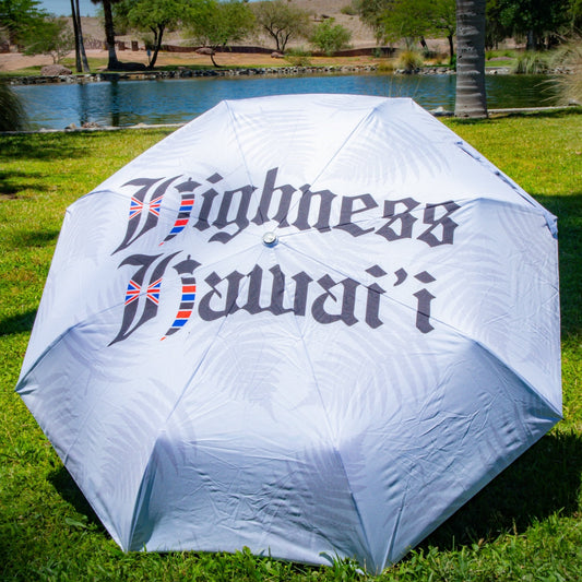 White Palapalai Umbrella