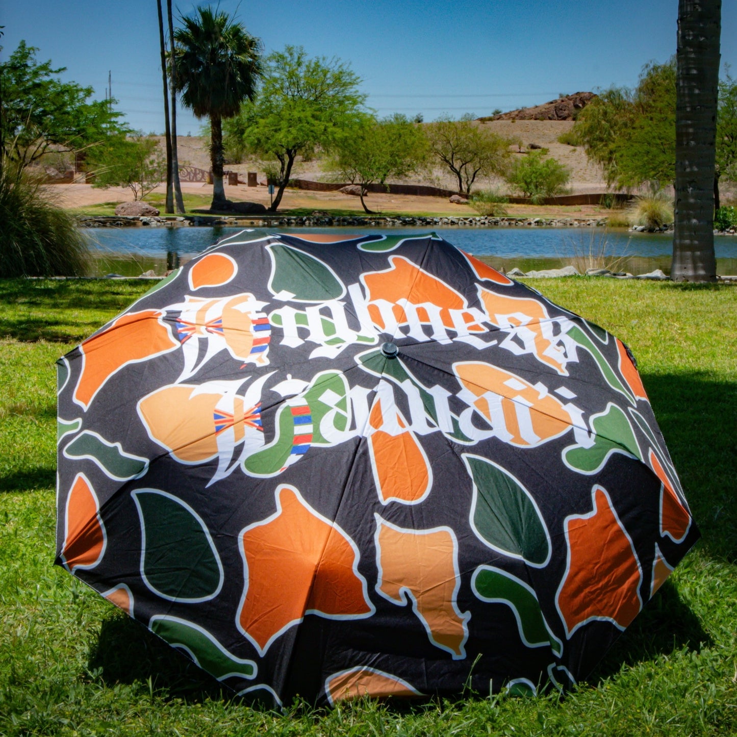 Black Camo Islands Umbrella