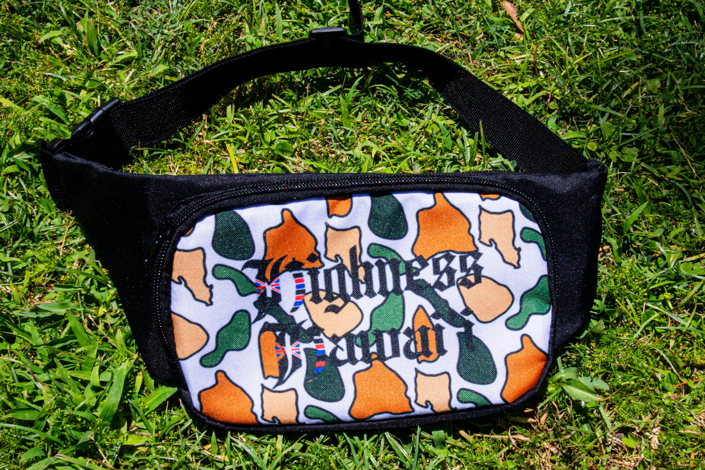 White Camo Islands Fanny Pack