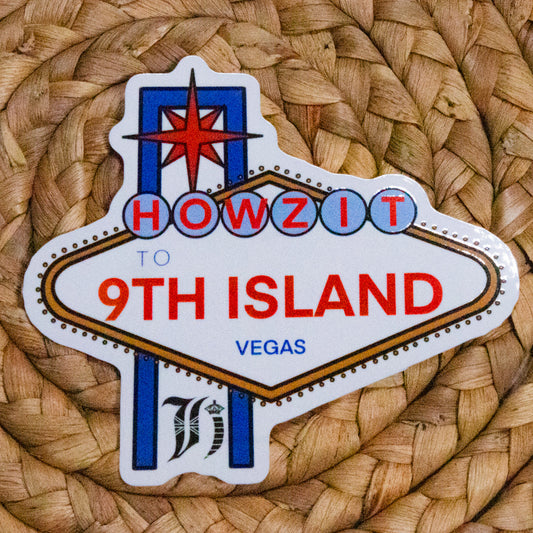 9th Island Sticker