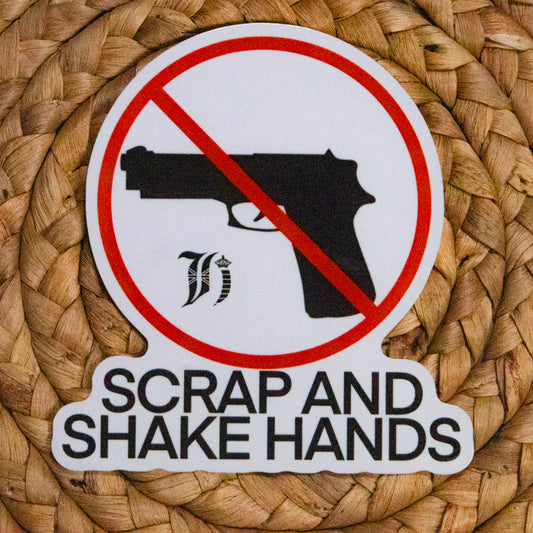 Scrap Hands Sticker