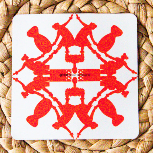 Hula Quilt Sticker