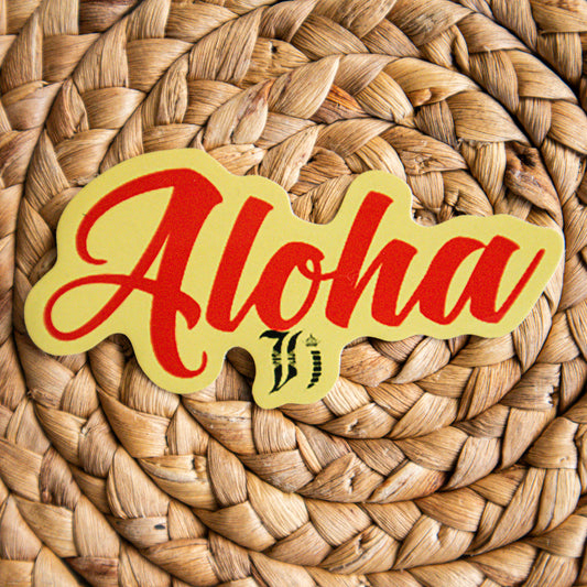 Aloha Sticker