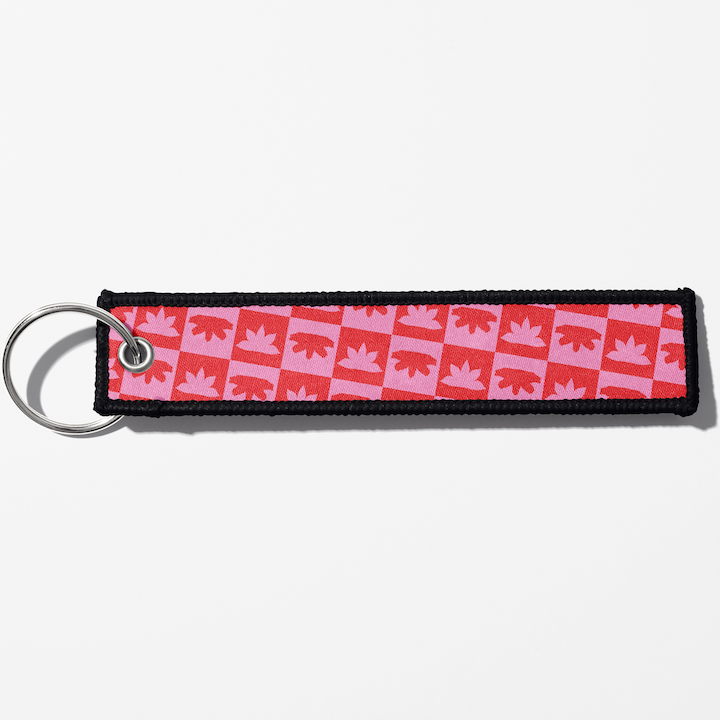 Naupaka Checkered Keychain