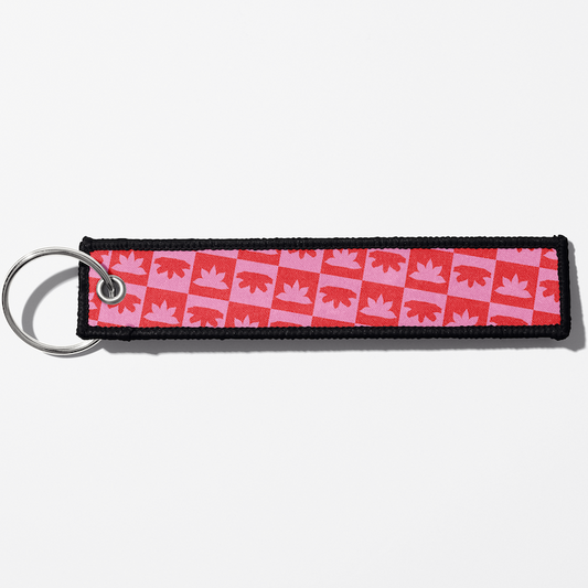 Naupaka Checkered Keychain