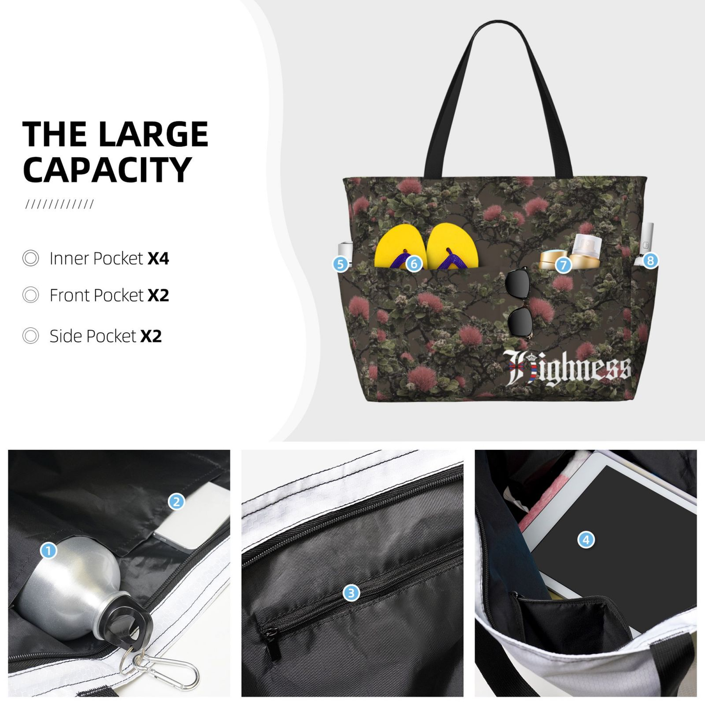 Ohi'a Brown Travel Beach Bag