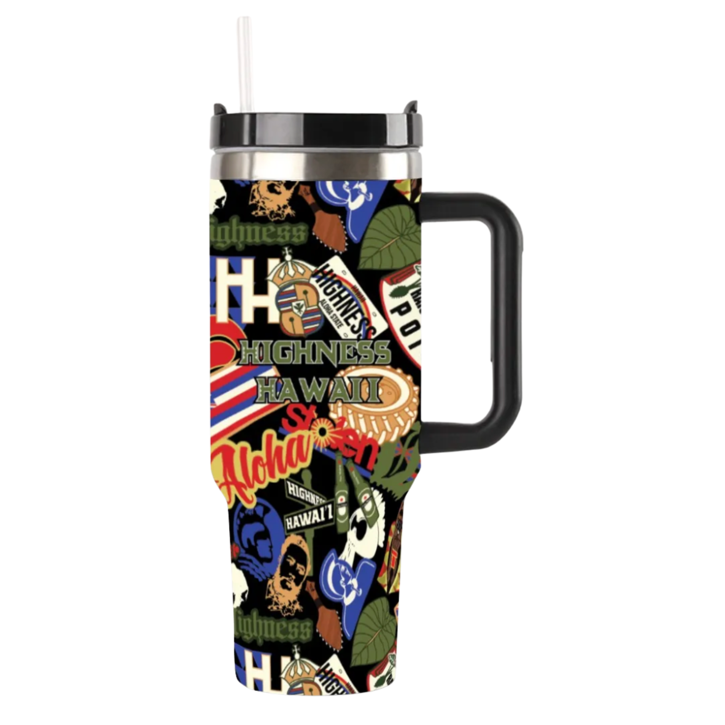 40 oz. Sticker Bomb Stainless Steel Tumbler