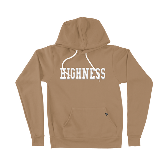 Highness College Fleece Tan Hoodie