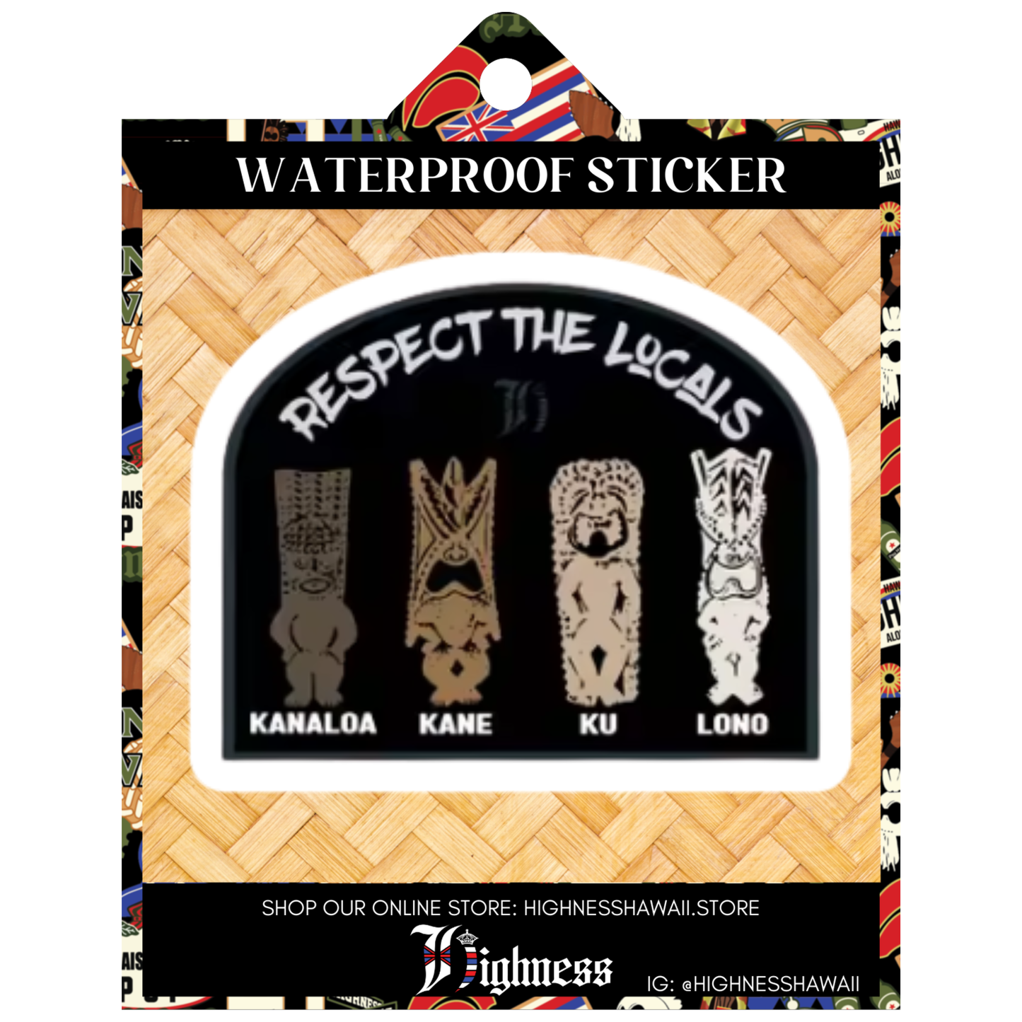 Respect The Locals Sticker