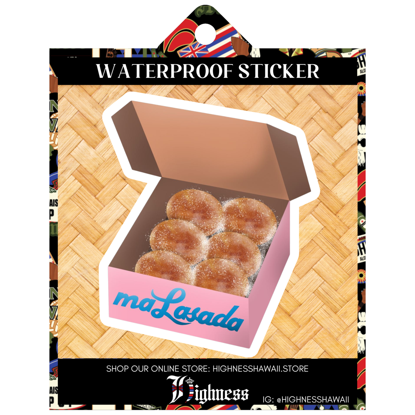 Leonards Malasada Sticker