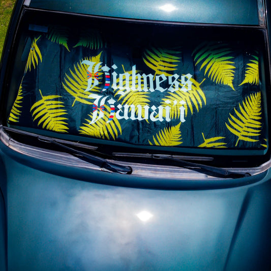 Black Palapalai Foldable Sunshade