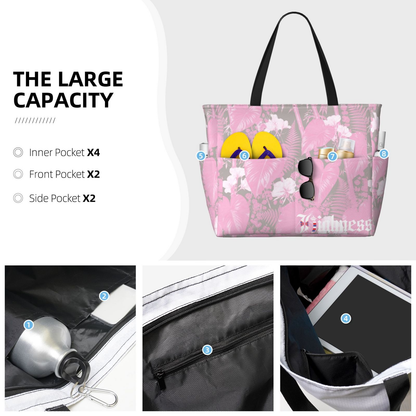 Hana Pink Travel Beach Bag