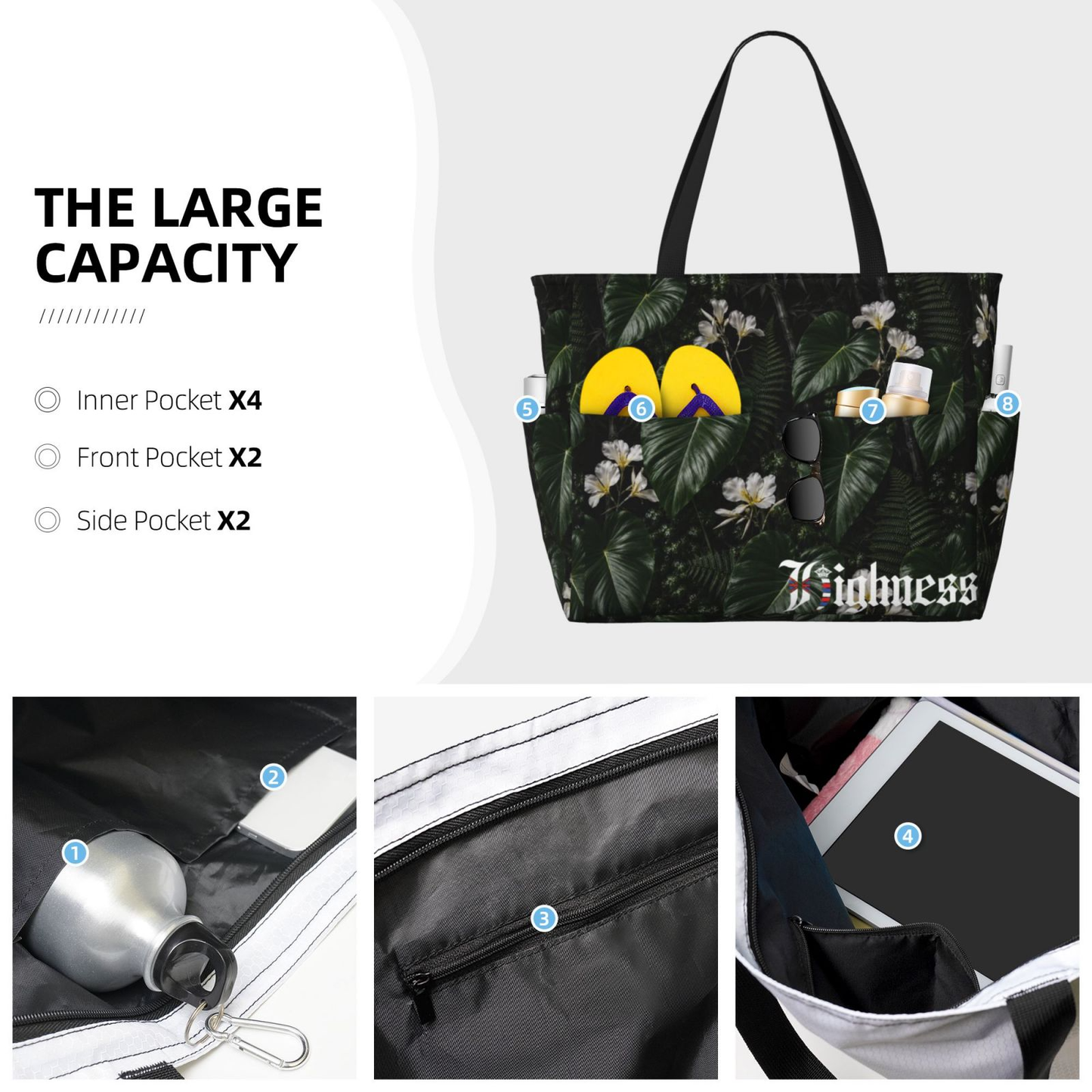 Hana Forest Travel Beach Bag